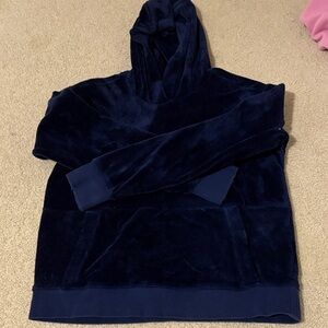 Athleta Navy Velvet Hoodie for Kids
